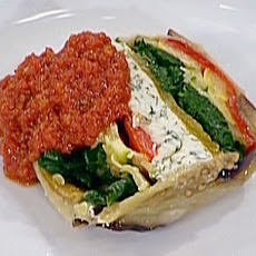 Roasted Vegetable and Goat Cheese Terrine