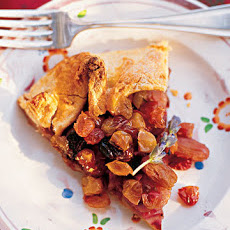Lavender-Grape Tart
