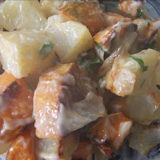 Low Fat Roasted Sweet Potato Salad