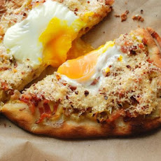 Leek, Lardon, and Lemon Pizza