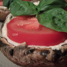 Portabella Pizza (Raw Foods)