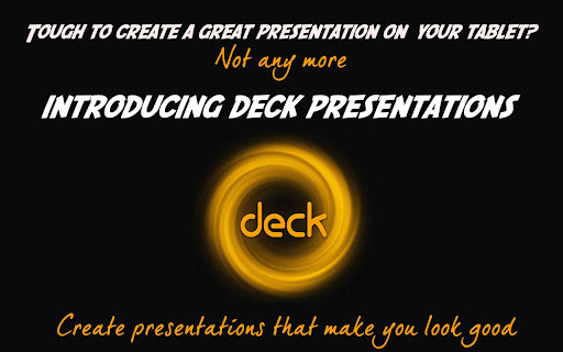 deck Presentations