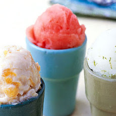 Watermelon-Cantaloupe Sorbet