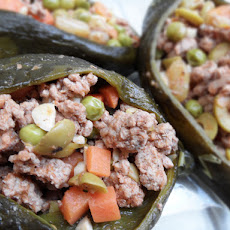 Chile Relleno (Poblano stuffed peppers)