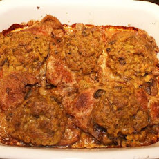 Pork Chop and Stuffing Casserole