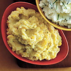 Saffron-Corn Mashed Potatoes