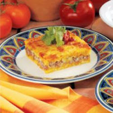 Beefy Jalapeno Corn Bake