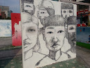 Faces Mural