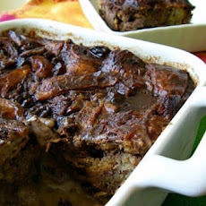 Warm Chocolate Bread Pudding