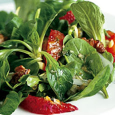 Spring Greens with Orange-Fennel Vinaigrette