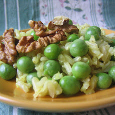 Coconut Curry Rice With Peas