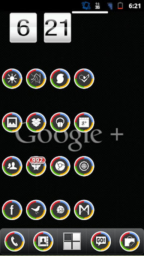 Google+ Theme ADW LauncherPro