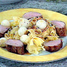 Pork Tenderloin with Prunes and Pearl Onions