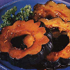 Squash Rings with Honey-Soy Glaze