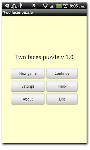 Two faces puzzle