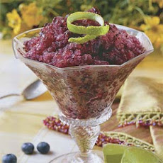 Blueberry-Lime Granita