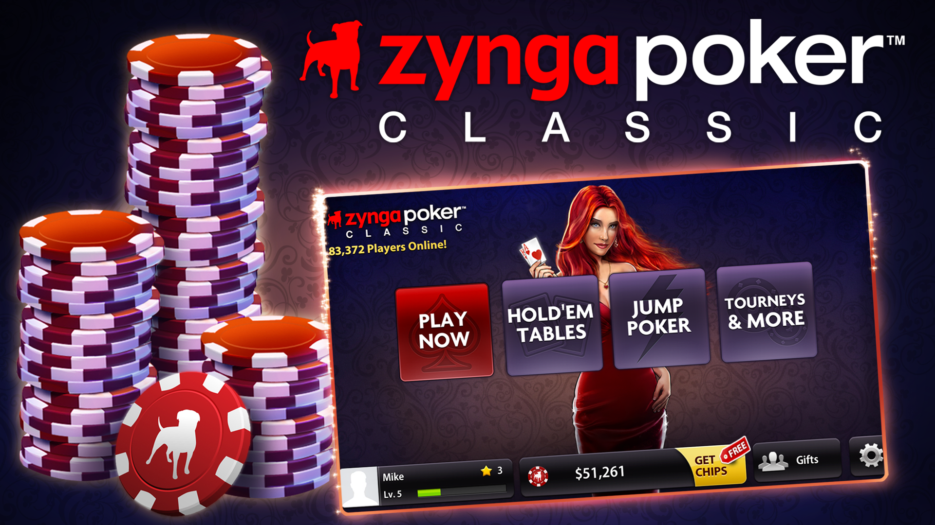 Android application Zynga Poker Classic TX Holdem screenshort