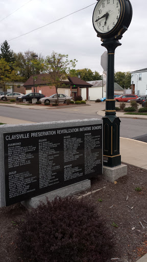 Claysville Preservation Revitalization Donors