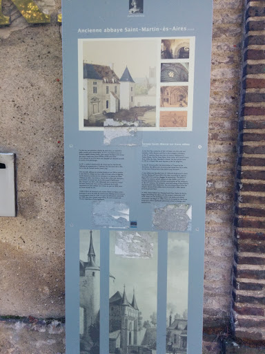 Troyes, Panneau Informatif De L'Abaye