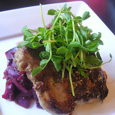 Balsamic Pan Seared Pork Chops