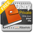 Private DIARY Free mobile app icon