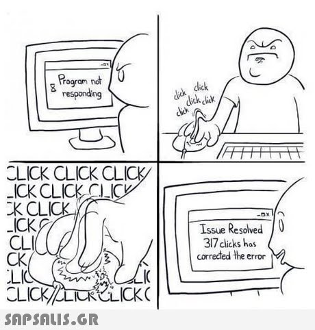 g rogram not responding cick dlek CLC CLICK CLICK CLICK LICK CLICK CLICK K CLICK ICK CLI CK Issue Resolved 317 clicks hos corrected the error CLICK/LLICRCLICK 