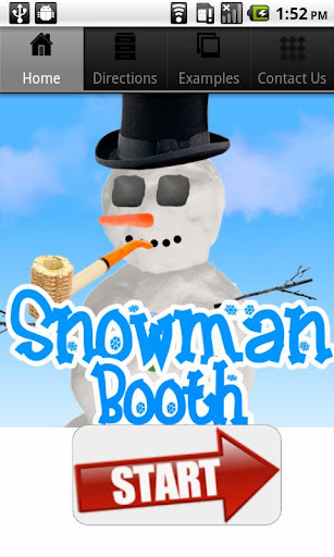 Snowman Booth