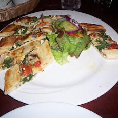 Vegetarian Turkish Pide