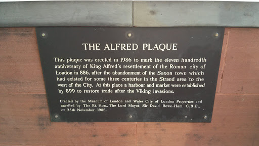 The Alfred Plaque