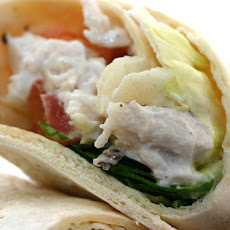 Crabby Tortilla-Wrap With 3-Cheese Filling