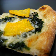 White Bean, Kale, and Butternut Squash Pizza