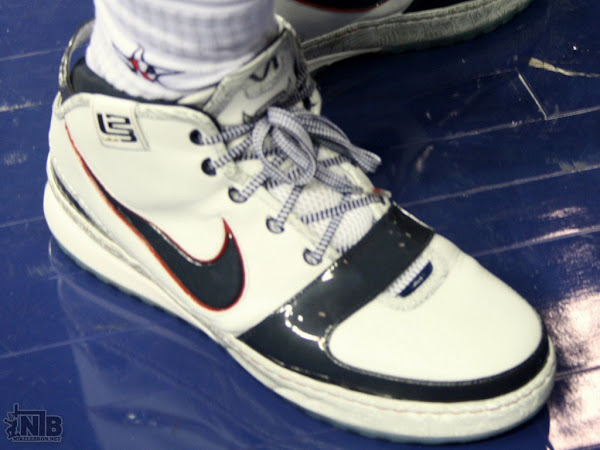 Closer Look at the Nike Zoom LeBron 6 8220United We Rise8221 Olympic PE