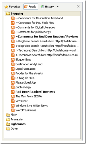 IE7 Feeds