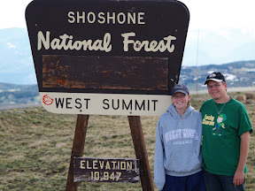 Andrea and I during our visit to Yellowstone