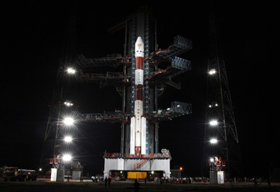 PSLVc11-on-launch-pad