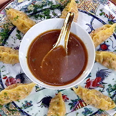 Crawfish Dumpling with a Ginger Soy Dipping Sauce