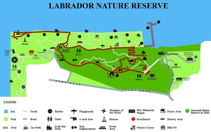 Labrador Park Location Map