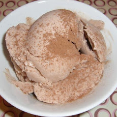 Chocolate Almond Frozen Yogurt