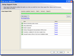 Setup Support Rules