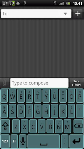 Minimal Tron Keyboard Skin