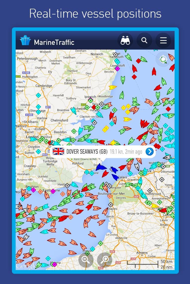 Android application MarineTraffic - Ship Tracking screenshort
