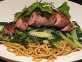 Szechuan Duck with Bok Choy