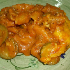 Creamy Pasta & Tomato With Italian Sausage