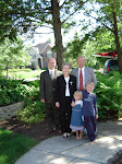 Family shot before a wedding