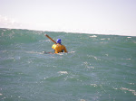 Doug Van Doren heading into the washing machine of Lake Michigan. http://keithwikle.com