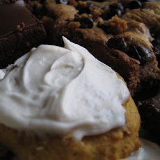 Frosty Ginger Pumpkin Squares