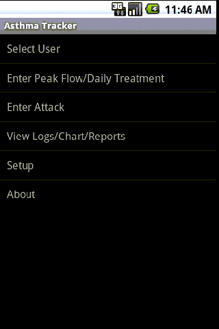 Asthma Tracker Log MultiUser