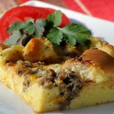 Bagel and Cheese Bake