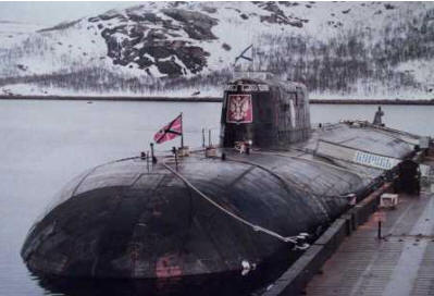 俄罗斯的库尔斯克号潜艇