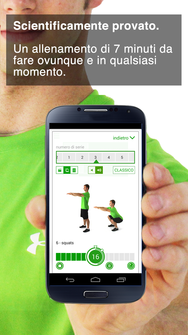 Android application 7 Minute Workout Challenge screenshort